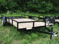 12ft Single Axle Utility  Wood Deck