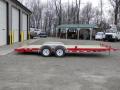 Carhauler 20ft Red Steel Frame with Wood Decking