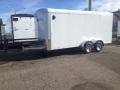 16ft Enclosed Motorcycle Trailer W/LED Lighting 