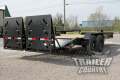 7' x 24' (22' + 2')Heavy Duty 14K Heavy Equipment Trailer w/ Spring Assisted Rampage Ramps & Heavy