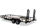 20ft Jobsite Trailer w/Stand Up Ramps
