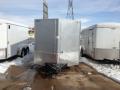 Silver 18ft  Enclosed Trailer With V-Nose