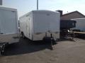 18ft Enclosed Trailer - white flat front