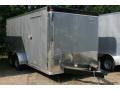 Silver 16ft Tandem Axle Enclosed Cargo trailer with 2-3500lb Axles