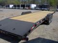 34 ft 14k wood deck equipment 2 carhauler trailer