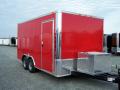 Red 16ft Construction Site Trailer