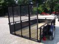 10ft Utility Trailer, Solid Sides, Treated Deck