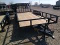 18ft Tandem Axle Pipe Top Utility Trailer