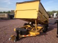 Yellow 14ft Dump Trailer w/4 Foot Sides