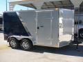 Two Tone 12ft MotorCycle Trailer w/Finished Interior