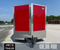 2023 Quality Cargo  Enclosed Trailer 8.5 x 24 TA 7' 52K Red