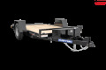  Sure-Trac 78 IN x 12+4 Single Axle Tilt Bed Equipment Trailer  7.8K