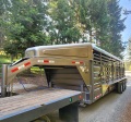 GR 28'  Gooseneck Stock Trailer Cattle/Livestock Trailer