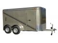 14ft Enclosed bike trailer with flat front