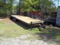 32' 7 ton HEAVY equipment bobcat trailer bumper pull