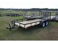 16ft Black TA Utility Trailer with Ramp Gate