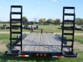 20 ft  Equipment Trailer w/Stand Up Ramps and Dovetail