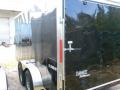 14FT Black Tandem Axle with Side Door and Ramp
