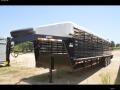 32ft Bar Top Gooseneck Cattle Trailer w/Tarp