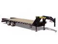 25ft + 5 Foot Dovetail Low Profile  Gooseneck Flatbed Trailer w/Ramps