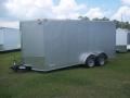 16FT SILVER ENCLOSED CARGO TRAILER WITH RAMP