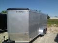 Silver 16ft  Enclosed Tandem Axle with Ramp