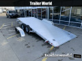 2024 Aluma 8218 Tilt Bed Aluminum Open Car Hauler Trailer 