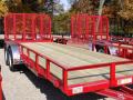 20ft Landscape Trailer with Ramp Gate - Red