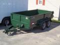 6X12 HAWKE bobcat LOW PRO dump trailer 10k GVWR