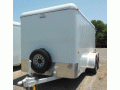 14ft White flat front with spare tire