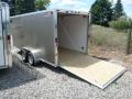 16ft V-Nose Cargo Trailer with White Walls