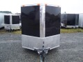 12ft Enclosed Utility Trailer with V-nose and Double Rear Doors 