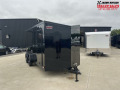 United UJ 7x16 V-Nose Cargo Trailer 7K (Rear Ramp Door)