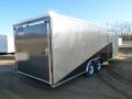 28ft Charcoal and Silver Two-Tone  V-Nose Cargo Trailer  