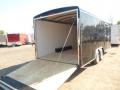 Black 20ft Rounded-Top Cargo Trailer  White Walls