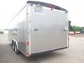 20ft Pewter Car Motorcycle Trailer  with Finished Walls