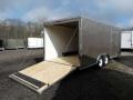 24ft Pewter  V-Nose Cargo Trailer  with Finished White Walls