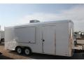 Concession Trailer 20ft White Flat Front