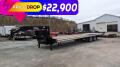NEW 2022 CAM Superline 32' HD Flat Deckover Gooseneck w/  NO RAMPS and Electric Over Hydraulic Disc 