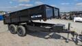NEW 2024 BWise 6x12 Deckover Dump Trailer w/ Two Way Tailgate