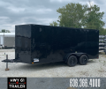 Quality Cargo Enclosed Trailer 7 x 16 TA 6'9