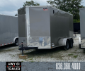 Quality Trailers Enclosed Trailer 7 x 14 TA 7' 35K Pewter