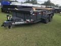 14 ft Grey Bumper Pull Dump Trailer