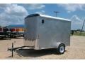 SILVER FLAT FRONT 12FT S/A ENCLOSED CARGO TRAILER