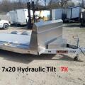 2023 Timpte Hydraulic  7x20 REV Aluminum Car Hauler 7k 