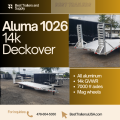 2024 Aluma 1026 super heavy 14k Flatbed Trailer
