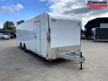 United UAT 8.5x28 All Aluminum Cargo-Car-Race Trailer w/Escape Door