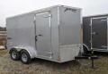 NEW 2024 Homesteader 7x14 Intrepid V-Nose Cargo Trailer w/ Barn Doors