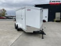 $7495-United UJ 6x12 V-Nose Cargo Trailer 7K w/Double Rear Doors