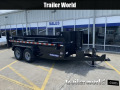 $12250-2024 Sure-Trac 82 IN x 14 HD Low Profile Dump Trailer  14K Telescopic